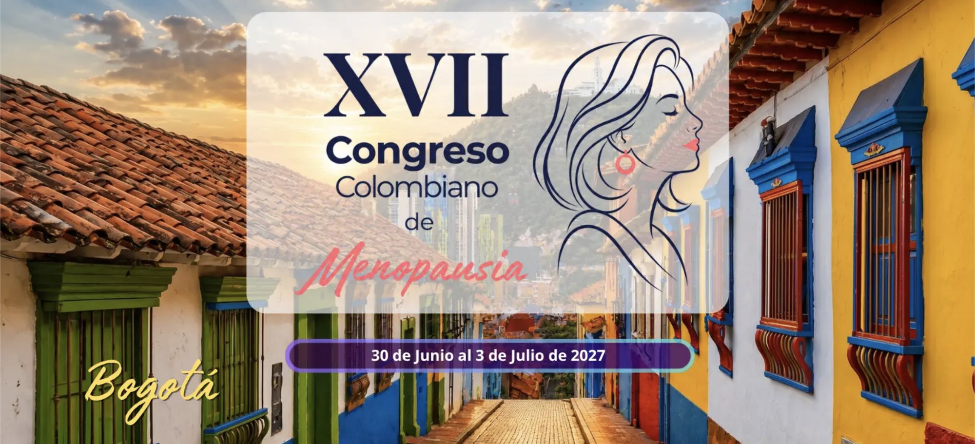 XVII Congreso Colombiano de Menopausia, del 30 de junio al 3 de julio de 2027 en Bogotá